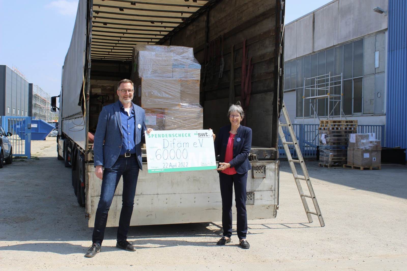 Stadtwerke Tübingen spenden 60.000€ für medizinische Versorgung
