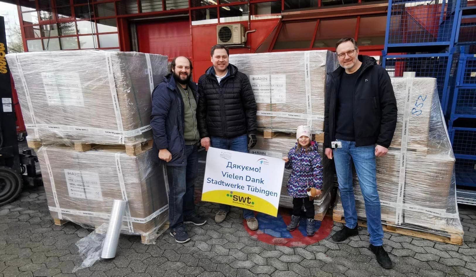 Generatoren für ukrainische Krankenhäuser