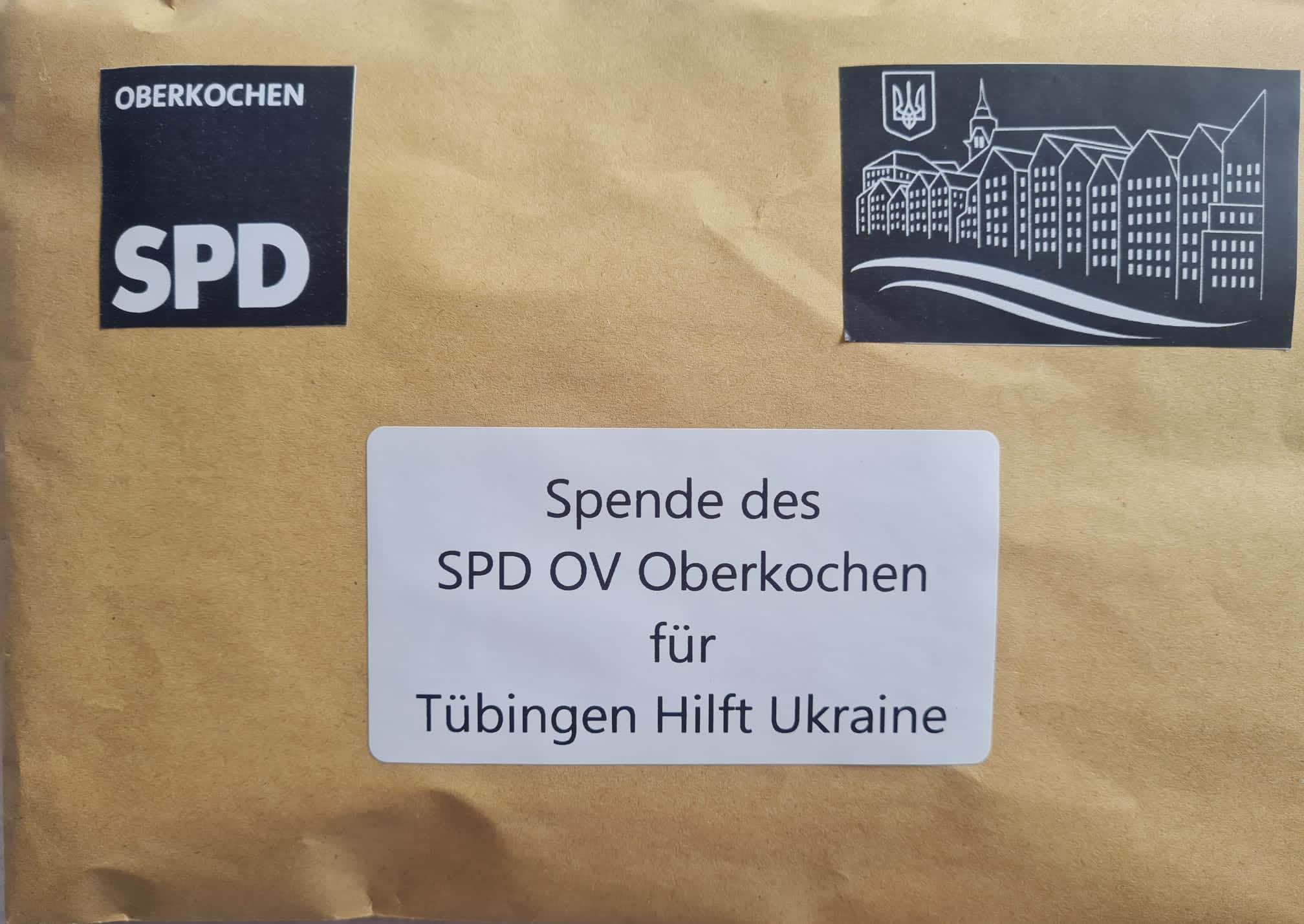 Tolle Spende von SPD OV Oberkochen