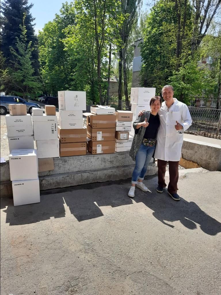 Eine weitere Lieferung von Medikamenten ist in der Ukraine angekommen