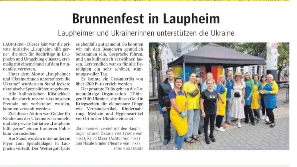 Spendenaktion in Laupheim 10