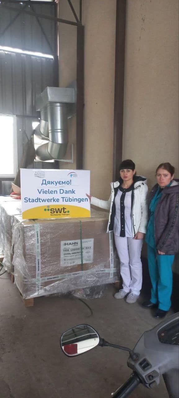 Generatoren für ukrainische Krankenhäuser 5